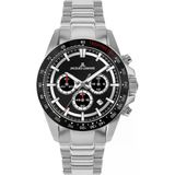 Jacques Lemans Jl.1-2207A Quartz Çelik Gri Siyah Kadran 20 Atm 43 Mm Erkek Kol Saati
