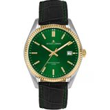 Jacques Lemans Jl.50-4W Quartz Deri Siyah Yeşil Kadran 10 Atm 34 Mm Kadın Kol Saati