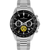 Jacques Lemans Jl.bvb-06 Quartz Çelik Gri Siyah Kadran 10 Atm 42 mm Erkek Kol Saati - tek ebat