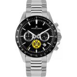 Jacques Lemans Jl.bvb-06 Quartz Çelik Gri Siyah Kadran 10 Atm 42 Mm Erkek Kol Saati