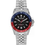 Jacques Lemans Liverpool Jl.1-2205K Quartz Çelik Gri Siyah Kadran 20 Atm 41 Mm Erkek Kol Saati