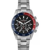 Jacques Lemans Liverpool Jl.1-2206J Quartz Çelik Gri Siyah Kadran 20 Atm 41 Mm Erkek Kol Saati