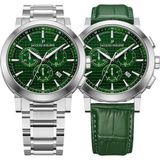 Jacques Philippe JPQGC1713X6XS Erkek Kol Saati ve Yedek Kordon - Metalik Gri