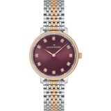 Jacques Philippe JPQLS757388RGBRD Kadın Kol Saati - Metalik Gri - Pembe