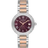 Jacques Philippe JPQLS777328BRD Kadın Kol Saati - Metalik Gri - Pembe