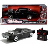 JADA 1:16 Fast & Furious 1970 Kumandalı Dom's Dodge Charger R/t Turbo Araba - Çok Renkli