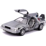 Jada, 253255021, Geleceğe Dönüş Zaman Makinesi, Die-Cast( Metal ), Işıklı, 1:24 Ölçek, Time - Genel