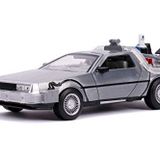 Jada, 253255021, Geleceğe Dönüş Zaman Makinesi, Die-cast( Metal ), Işıklı, 1:24 ölçek, Time Machine Back to the Future 2 Series