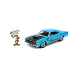 Jada Oyuncak Looney Tunes Roadrunner Plymouth 1970 1:24 Ölçek Araba ve Figür 7 Cm
