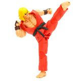 Jada Street Fighter II 6" Ken Figürü Aksiyon Figürü, Çocuklar ve Yetişkinler için Oyuncaklar