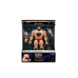 Jada Street Fighter Il Zangief Aksiyon Figürü - 1:12 Deluxe Ölçekli Oyuncaklar - 15,24 cm Boyunda, Tam Eklemli, Kollektör Ambalajı