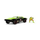 Jada Teenage Mutant Ninja Turtles 1:24 1967 Chevy Camaro Die-cast Car & 2.77 inç Raphael Figürü, Çocuklar ve Yetişkinler için Oyuncaklar