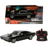Jada Toys 1:24 Fast & Furious Dom’s Dodge Charger R/T Uzaktan Kumandalı Araba Siyah Renkli