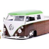 Jada Toys 253225013 Marvel, 1963 Otobüs Pickup, Oyuncak Araba, Kapılar, Bot, Açılış için Bone, Kalıp Döküm Groot Şekil içerir, Ölçek 1:24, Kahverengi