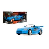 Jada Toys Hızlı ve Öfkeli 1:24 Honda S2000 (Mia'nın Mavi Tasarımı) - Döküm Model Araba, Detaylı Dış Cephe, Otantik Film Kopyası, Koleksiyon Oyuncak - 8 Yaş ve Üzeri, Mavi