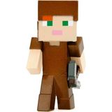 Jada Toys Minecraft Metalfigs Die Cast Figür S3 - Alex In Leather Armor - Kahverengi
