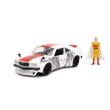 Jada Toys One Punch Man Figürü Saitama & Model Araba 1974 Mazda RX-3 - 8 yaşından itibaren Manga ve Anime Hayranları için Aksiyon Figürü Seti (7 cm) ve Oyuncak Araba (20 cm)