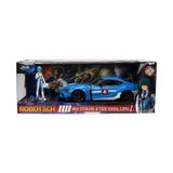 Jada Toys Robotech 1:24 2020 Toyota Supra Döküm Araba w/2.75 inç Max Sterling Figür, Çocuklar ve Yetişkinler için Oyuncaklar