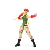 Jada Toys – Street Fighter II Cammy Aksiyon Figürü - 1:12 Ölçekli Koleksiyon - Değiştirilebilir Kafalar, Eller ve Aksesuarlar İçerir - 13+ Yaş - Klasik Video Oyunu Nostaljisi