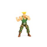 Jada Toys Street Fighter II Guile Aksiyon Figürü 1:12 Ölçek, 15,24 cm Boyunda, Değiştirilebilir Kafalar, Eller ve Aksesuarlar