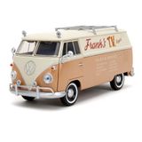 Jada Transformers Rise of The Beast 1:24 Volkswagen Bus Wheeljack w/Robot On Chassis Die-Cast Araba, Çocuklar ve Yetişkinler için Oyuncaklar
