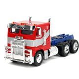 Jada Transformers Rise of The Beast 1:32 Optimus Prime w/Robot On Chassis Döküm Araba, Çocuklar ve Yetişkinler için Oyuncaklar
