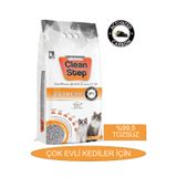 jadawa Clean Step Extreme Aktif Karbonlu Süper Güçlü Topaklanan Kokusuz İnce Tane Bentonit Kedi Kumu 10Lt