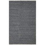 Jade Basketweave Antrasit Naturel Yün Kazak Örgü Desenli El Dokuma Örgü Halı, ANTRASIT, 170 x 240
