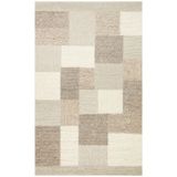 JADE CORBIN NATURAL Naturel Kazak Örgü Desenli El Dokuma Örgü Halı, Naturel, 170 x 240