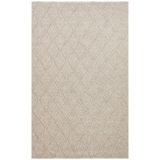 JADE DIAMOND BROWN Naturel Kazak Örgü Desenli El Dokuma Örgü Halı, BROWN, 130 x 190