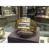 Jade'm Gold Paslanmaz Çelik Altın Kaplama Kelepçe