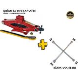 Jaecoo 7 2024-2025 Araba Kaldırma Oto Krikosu 1,5ton, Makas Cırcır Otomatik, Siyah,kırmızı,bijon Anahtarı,üniversal,siyah - KRİKO VE BİJON ANAHTARI