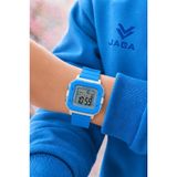 JAGA Unisex Dijital Çocuk Kol Saati 50 Mt Su Geçirmez Spor Silikon Kordonlu Alarm-Kronometreli JG.2 JJG.000.D2