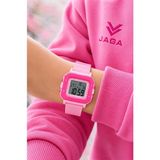 Jaga Unisex Dijital Çocuk Kol Saati 50 mt Su Geçirmez Spor Silikon Kordonlu Alarm-Kronometreli Jg.4 - Standart