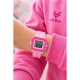 Jaga Unisex Dijital Çocuk Kol Saati 50 Mt Su Geçirmez Spor Silikon Kordonlu Alarm-Kronometreli Jg.4