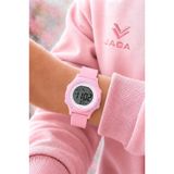JAGA Unisex Dijital Çocuk Kol Saati 50 Mt Su Geçirmez Spor Silikon Kordonlu Alarm-Kronometreli JG.6 JJG.000.D6