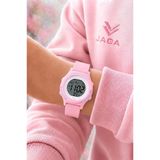 Jaga Unisex Dijital Çocuk Kol Saati 50 Mt Su Geçirmez Spor Silikon Kordonlu Alarm-Kronometreli Jg.6
