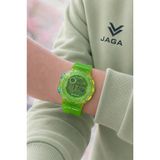 JAGA Unisex Dijital Genç Ve Çocuklara Özel Kol Saati 50 Mt Su Geçirmez Alarm Ve Kronometreli JG.18 JJG.000.D18
