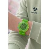 Jaga Unisex Dijital Genç Ve Çocuklara Özel Kol Saati 50 Mt Su Geçirmez Alarm Ve Kronometreli Jg.18