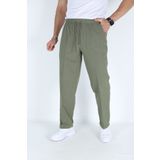 JAGER FABEL Haki Erkek Hambez Lastikli Rahat Kalıp Pamuk Eşofman Alt Pantalon