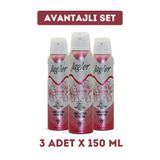 Jagler Classic 3x150 ML Kadın Deodorant