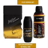 Jagler Extreme Erkek Edt 90 Ml+ Erkek Deodorant 150 Ml+ Roll-On Erkek
