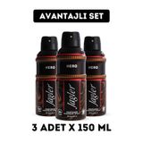 Jagler Hero Erkek Deodorant ( 3 Adet X 150 ml )