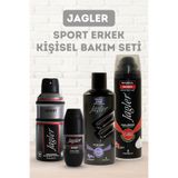 Jagler Sport Erkek Kişisel Bakım Seti ( Deodorant-Rollon-Tıraş Köpüğü-Tıraş Kolonyası )