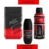 Jagler Storm Erkek Edt 90 Ml+ Erkek Deodorant 150 Ml+ Roll-On Erkek 50 ml