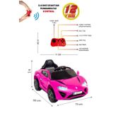 Jagor Akülü Araba 12V - Pembe