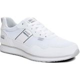 Jagulep Bugatti Deri Anorak Anatomik Erkek Sneaker Beyaz Buz