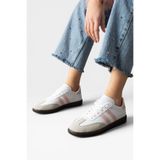 Jagulep Rahat Unisex Spor Ayakkabı BEYAZ-PUDRA