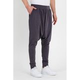 JAHR MARC Koyu Gri Slim Fit Yanları Cepli Erkek Şalvar Eşofman