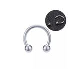 Jaida Moda 316l Cerrahi Çelik 6mm Gümüş Renk Septum Piercing